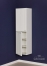 Regał łazienkowy biały 40x143cm ARGENTO 