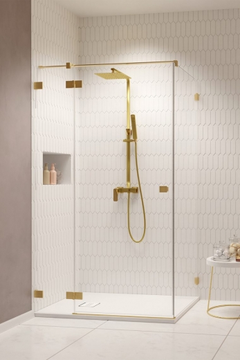 Essenza Pro Brushed Gold KDJ kabina prysznicowa złota 