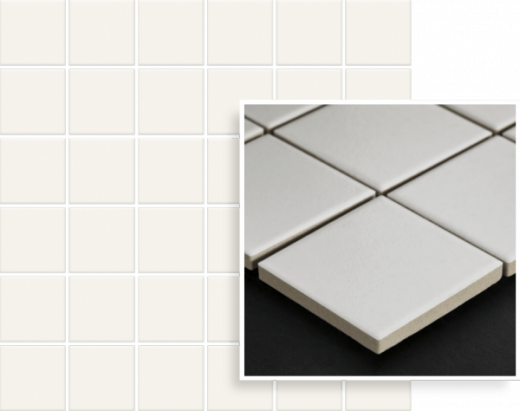Paradyż Albir mozaika ścienno-podłogowa 29,8x29,8 cm prasowana biały mat