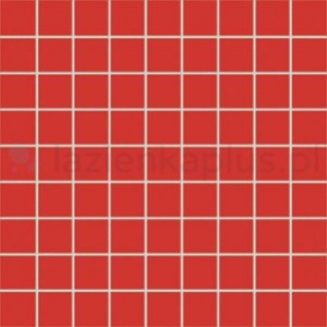 Tubądzin Pastel Czerwony Mat mozaika ścienna 30,1x30,1 cm