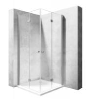Rea Fold-2 kabina prysznicowa prostokątna chrom/szkło przezroczyste