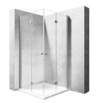 Rea Fold-2 kabina prysznicowa 70x100 cm prostokątna chrom/szkło przezroczyste